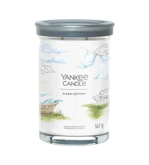 Yankee Candle Clean Cotton signature tumbler groot 567 g