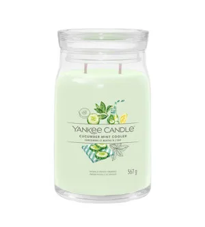 Yankee Candle Cucumber Mint Cooler signature kaars groot 567 g