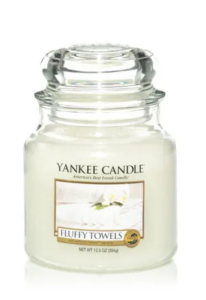 Yankee Candle Fluffy Towels geurkaars 411 g