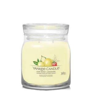 Yankee Candle Iced Berry Lemonade signature kaars middelgroot 368 g