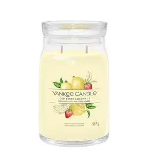 Yankee Candle Iced Berry Lemonade signature kaars groot 567 g