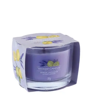 Yankee Candle Lemon Lavender votiefkaars in glas 37 g