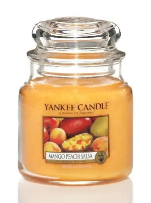 Yankee Candle Mango Peach Salsa geurkaars 411 g