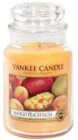 Yankee Candle Mango Peach Salsa geurkaars 623 g