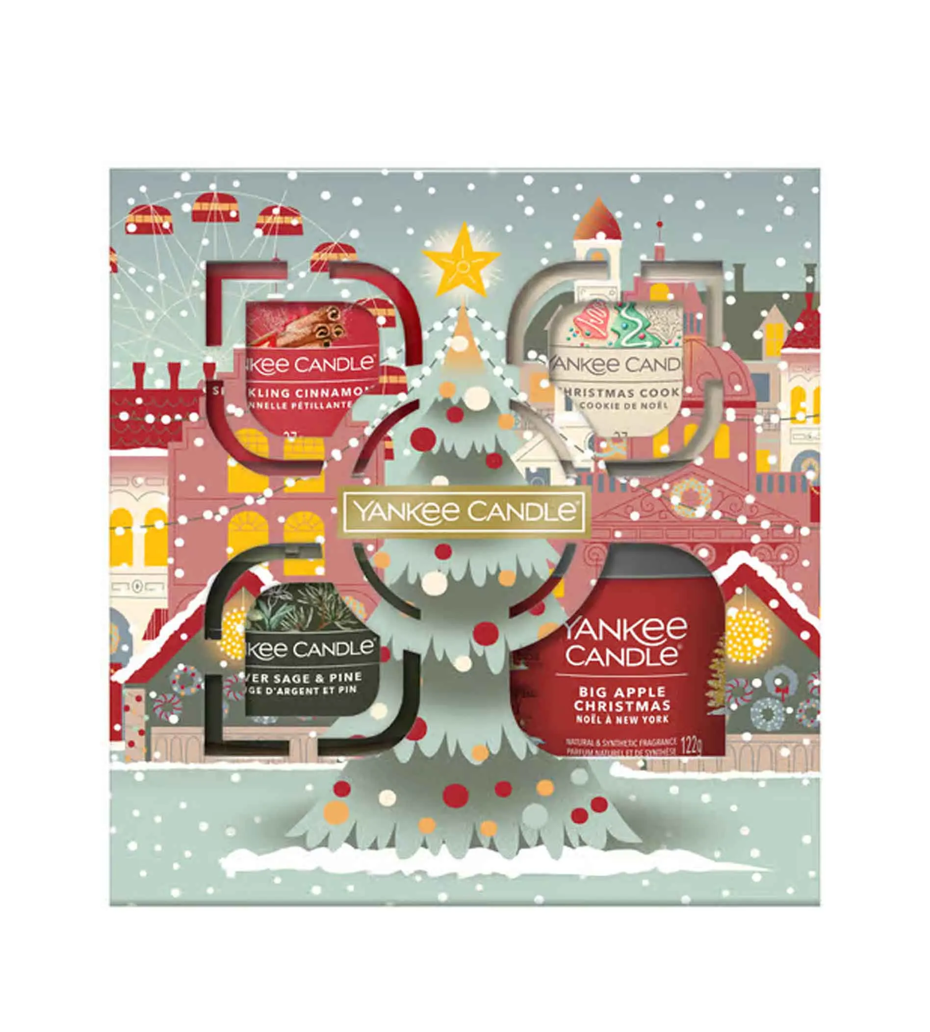 Passport to the Holidays cadeaupakket tumbler klein 122 g + votiefkaars 3x37 g Tumbler malý 122 g + votivní svíčka 3×37 g