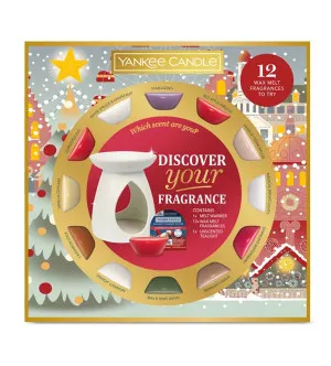 Yankee Candle Passport to the Holidays geschenkset aromalamp + geurwas 12x22 g