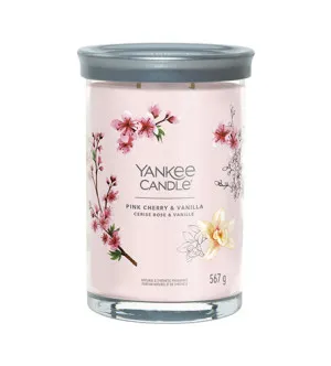 Yankee Candle Pink Cherry & Vanilla signature tumbler groot 567 g