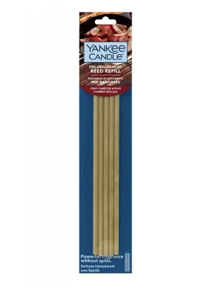 Yankee Candle Pre-Fragran.Reed Crisp Campfire Apples navulling voor diffuser 5x stelen