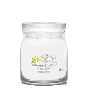 Yankee Candle Signature Midnight Jasmine Signature kaars medium 368 g