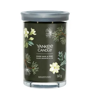 Yankee Candle Silver Sage & Pine signature tumbler groot 567 g