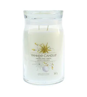 Yankee Candle Twinkling Lights signature kaars groot 567 g