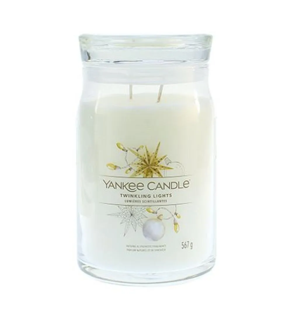 Twinkling Lights signature kaars groot 567 g