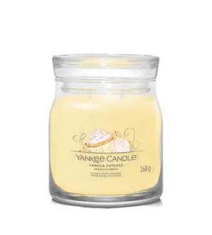 Yankee Candle Vanilla Cupcake signature kaars middelgroot 368 g