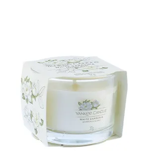 Yankee Candle White Gardenia votiefkaars in glas 37 g