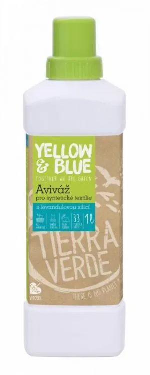 Tierra Verde Lavendel wasverzachter (1 l) - voor het verzachten van synthetisch wasgoed