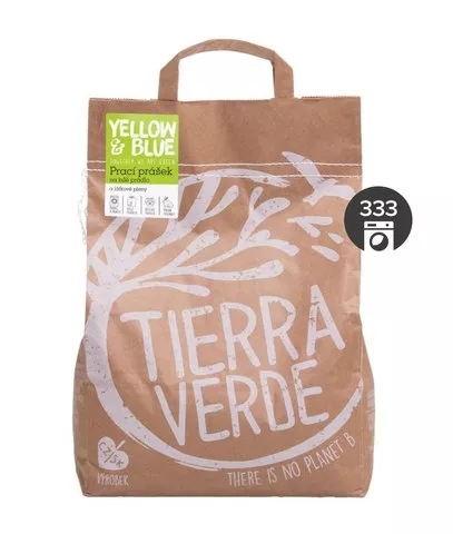 Tierra Verde Waspoeder voor wit linnen en stoffen luiers - INNOVATIE (papieren zak van 5 kg)