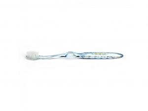 tandenborstel met zilver blauw - medium