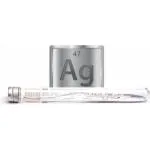 Nano-b Tandenborstel met zilver doorschijnend - medium