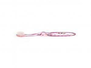 Nano-b Zilveren tandenborstel roze - medium
