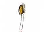 Nano-b Tandenborstel met goud en actieve kool blauw - medium