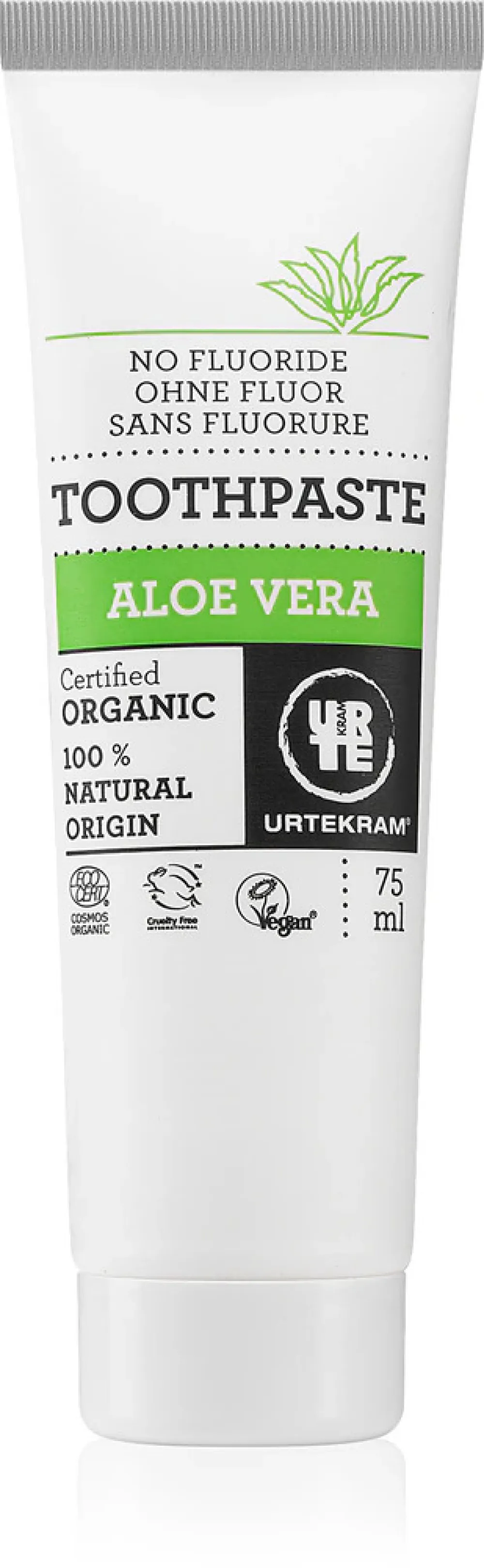 Urtekram Aloë vera tandpasta 75ml BIO, VEG