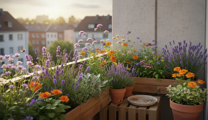 Biodiversiteit op het balkon is goed voor de natuur én voor u