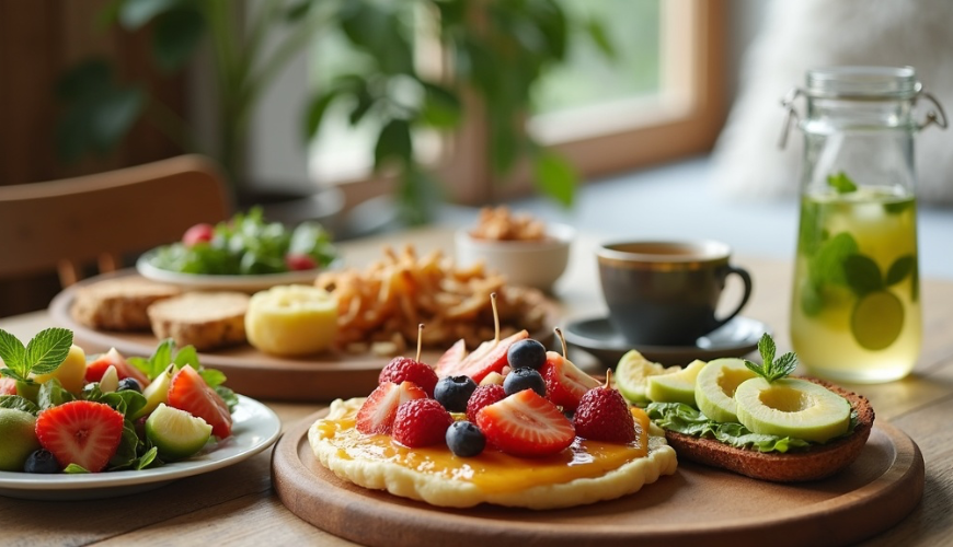 Brunch thuis is eenvoudig te doen als je zoet, zout en één warm gerecht combineert dat vult.