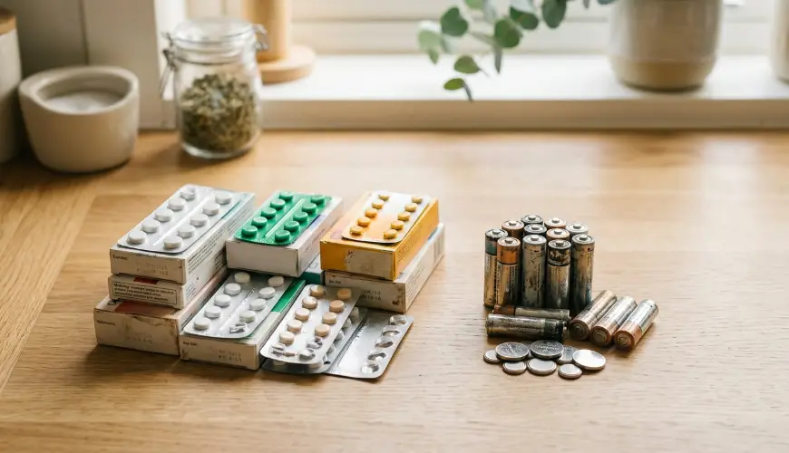 # Wat te doen met verlopen medicijnen en batterijen