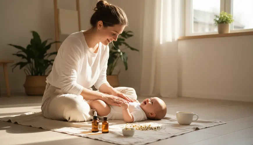 # Wat houdt natuurlijke verzorging van de babyhuid en een gezonde buikje in