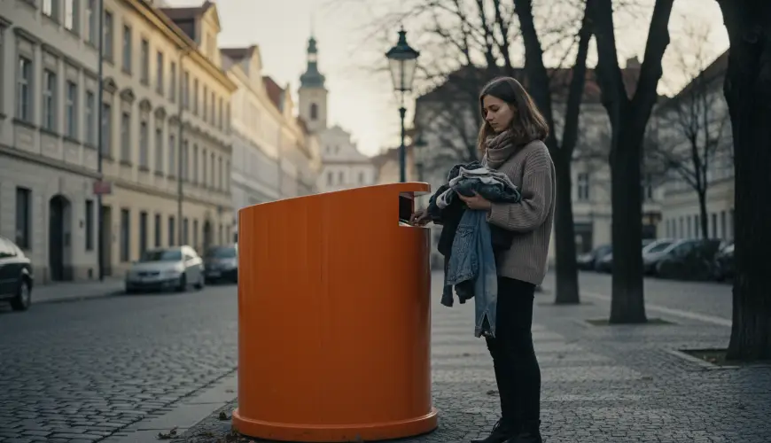 # Co se stane s oblečením z kontejneru na textil

*(Wat gebeurt er met kleding uit de textielcontain