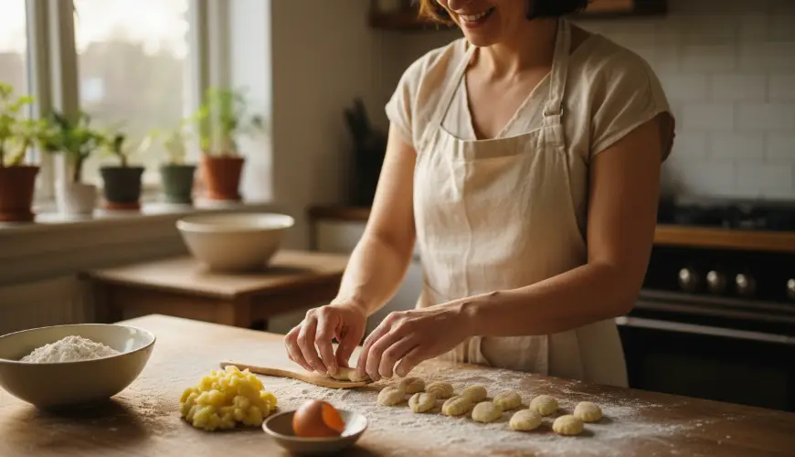 Domácí gnocchi van overgebleven aardappelen zijn beter dan uit de winkel