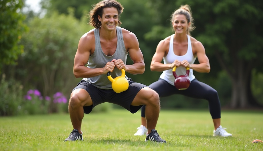 De goblet squat is een oefening die je squat-techniek verbetert, zelfs als je thuis traint.