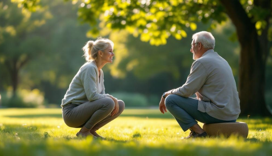 Diepe squats zijn een natuurlijke beweging die zowel de mobiliteit als de stabiliteit van het lichaa