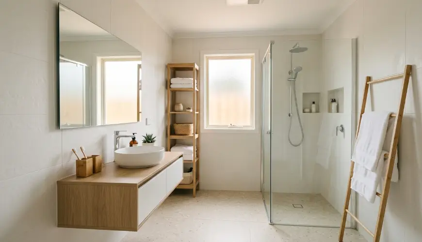 I een kleine badkamer kan functioneel en mooi zijn