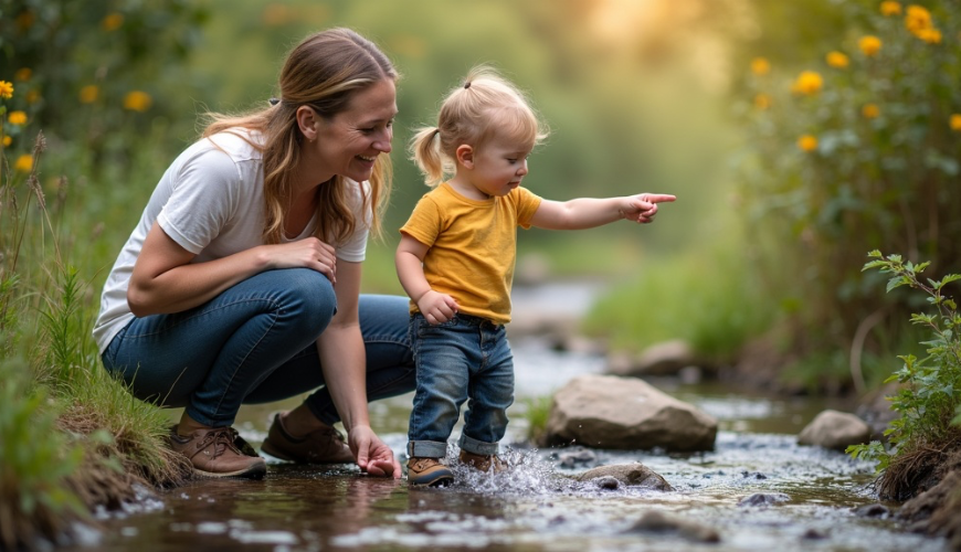 Hoe kinderen op een natuurlijke manier te leren over de relatie met de natuur, als je weinig tijd he