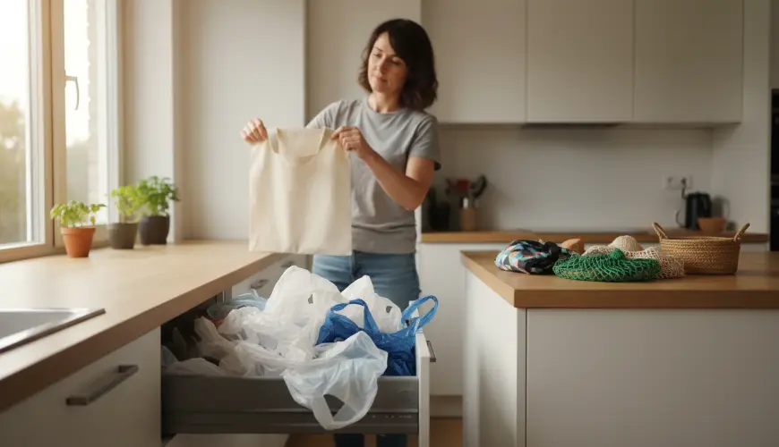 # Hoe stop je definitief met het hamsteren van plastic zakjes