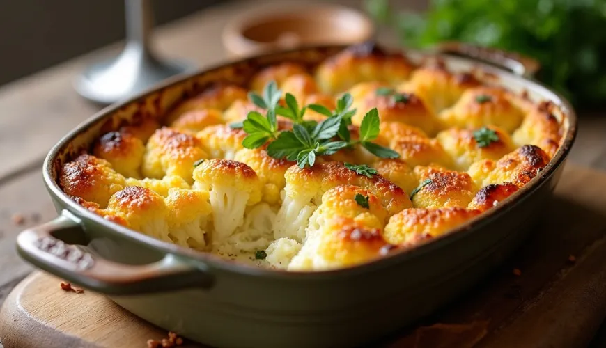 Hoe maak je een heerlijke gegratineerde bloemkool in een paar minuten klaar?