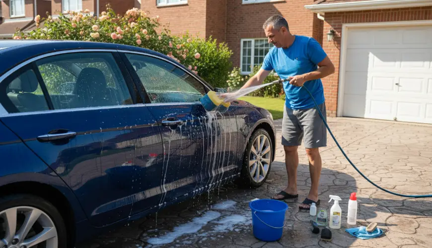 Hoe milieuvriendelijk autowassen water én geld bespaart