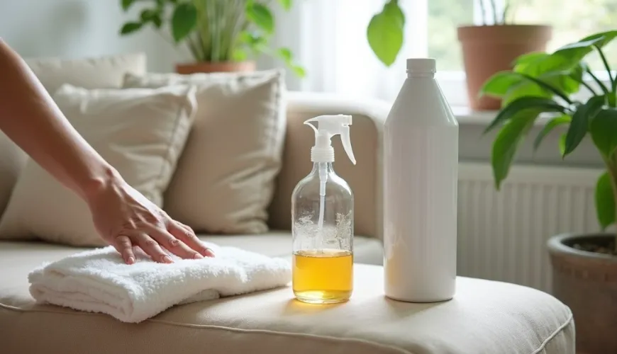 Hoe maak je een bank effectief schoon en vermijd je dure reinigingsmiddelen