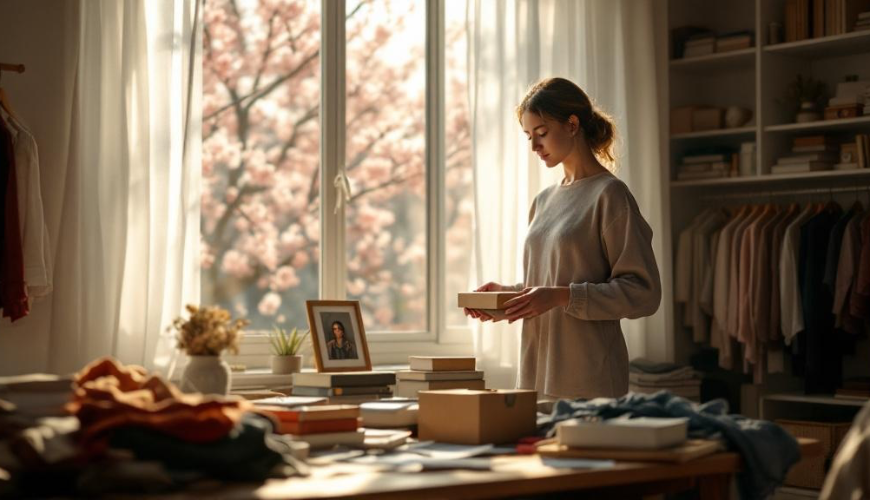 De lente als een nieuw begin dat je helpt oude dingen en gedachten los te laten.