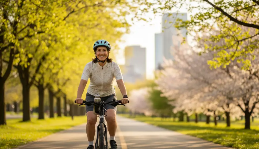 Fietsen is goed voor lichaam en geest