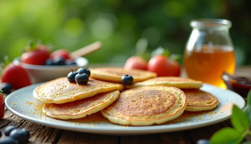 Kefir pannenkoeken voor een geweldige ontbijt die je dag een kickstart geven