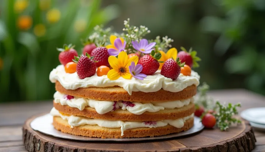 Een naakte taart met fruit is een geweldige keuze voor elke gelegenheid.
