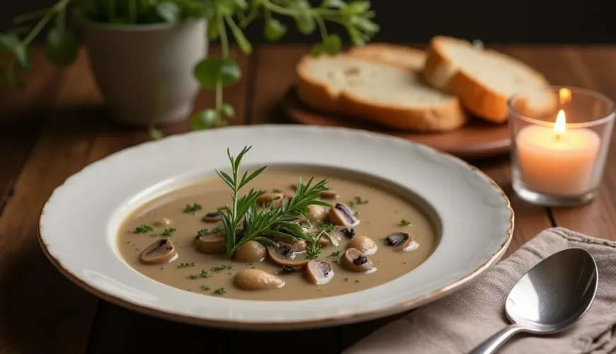 Vind inspiratie in Franse champignonsoep