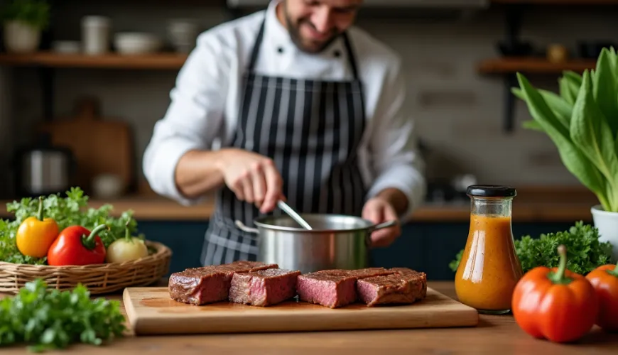 Sauzen voor vlees helpen de smaak en het karakter van het gerecht te benadrukken.