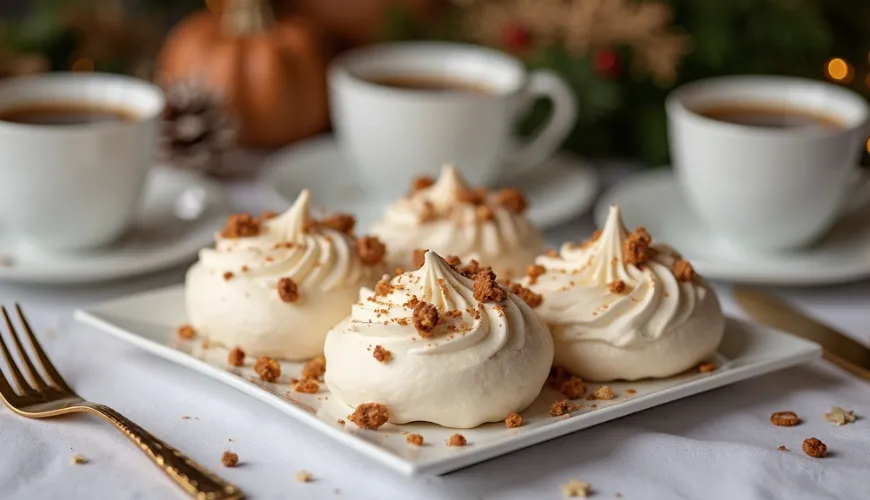 Walnootmeringues als de traditionele smaak van de kindertijd voor elke feestdag