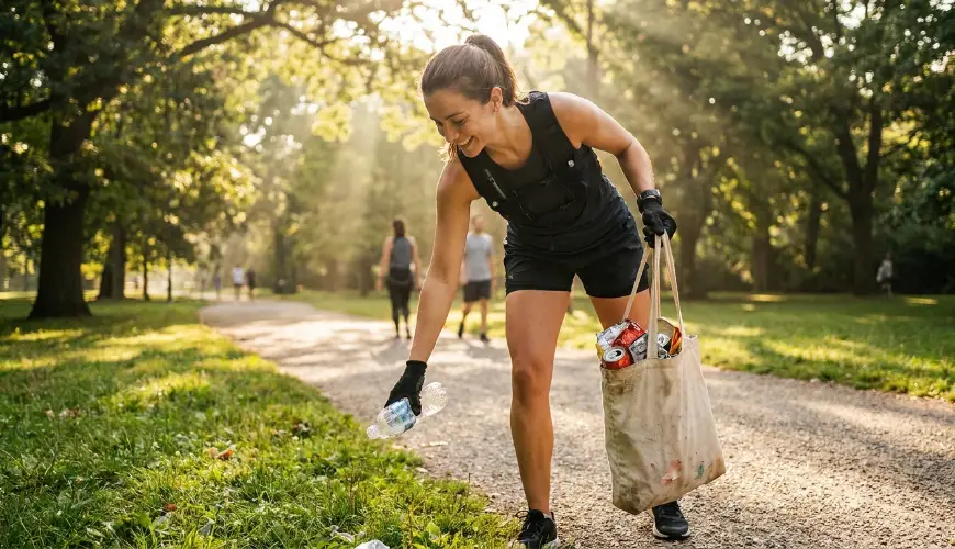 Plogging oftewel hoe je kunt hardlopen en de natuur opruimen