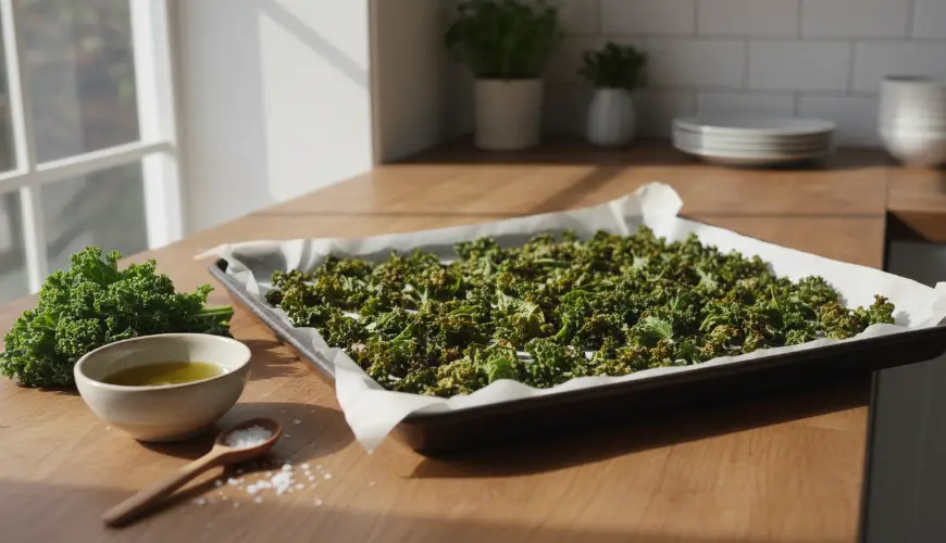 Připravte si kapustové čipsy z trouby za 10 minut

# Bereid boerenkoolchips uit de oven in 10 minute