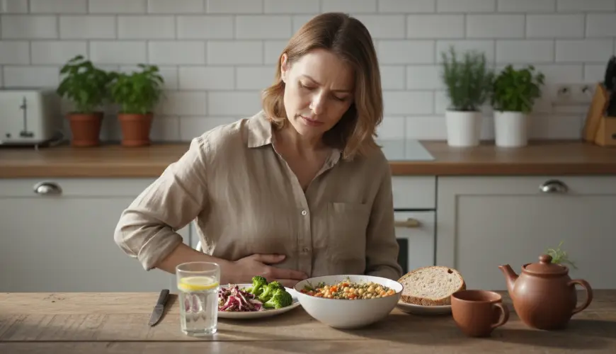 Waarom last je hebt van een opgeblazen gevoel 's middags na een gezonde maaltijd