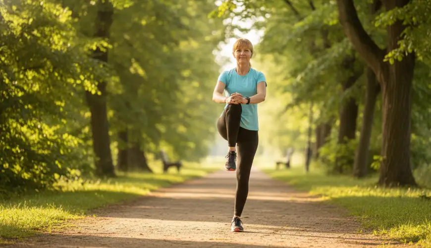 Zachte stretching voor het hardlopen is de basis van een gezonde training